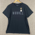 NOBULL Mens XL Workout Black Chest Logo Black Performance Unisex