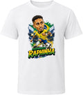 Raphinha, Brazil Caricature Soccer 2026 T Shirt Unisex