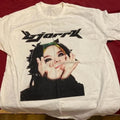 Rare Bjork 90s Basic style White T shirt Short sleeve Unisex Men Unisex