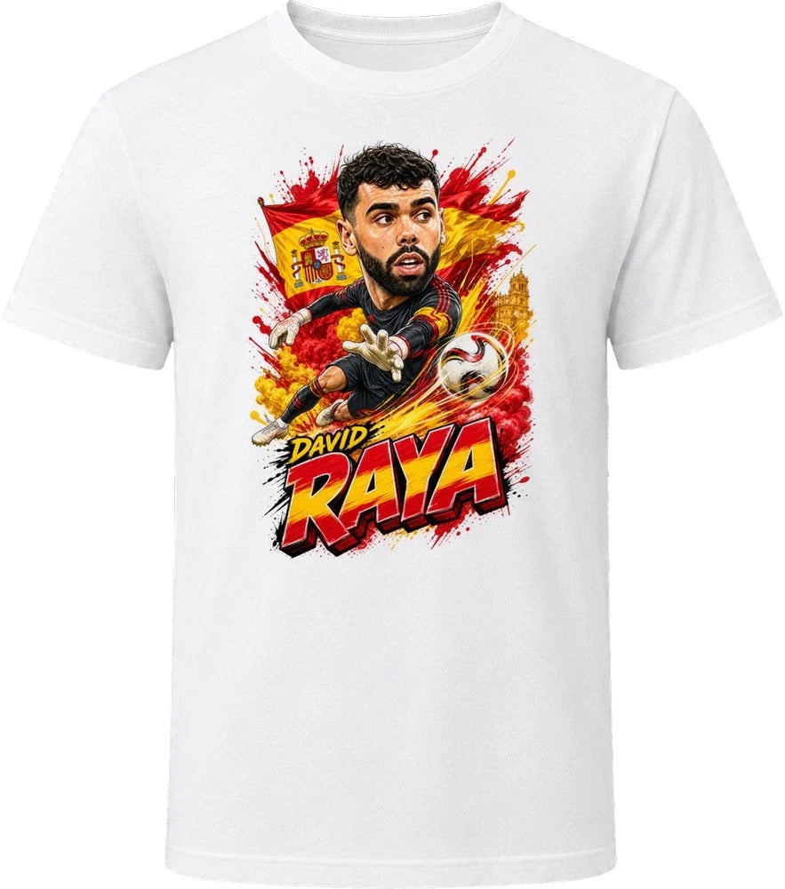 David Raya Spain Soccer Caricature 2026 World Cup T Shirt Unisex