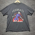 The Football Life Shirt Men's L Gray Short Sleeve Soccer Los Angeles Vita Calcio Unisex