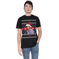 Elvis Ugly Christmas Sweater Unisex T-Shirt S-5XL, Black