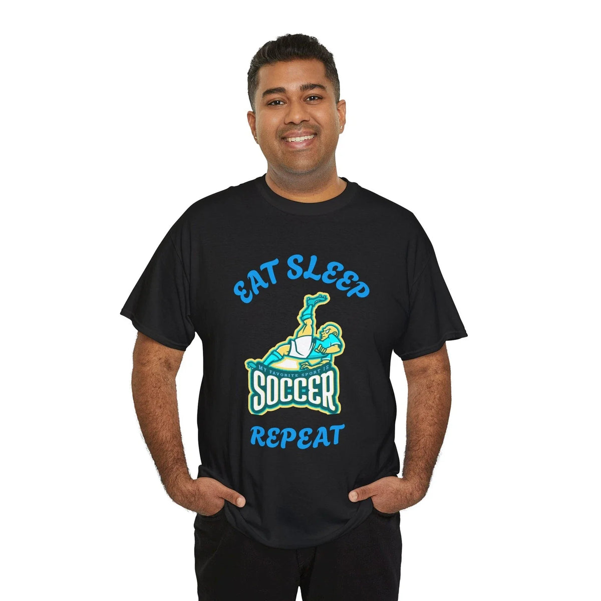 My Favorite Sport is Soccer Eat Sleep Repeat T Shirt Sports It's Coming to USA Unisex