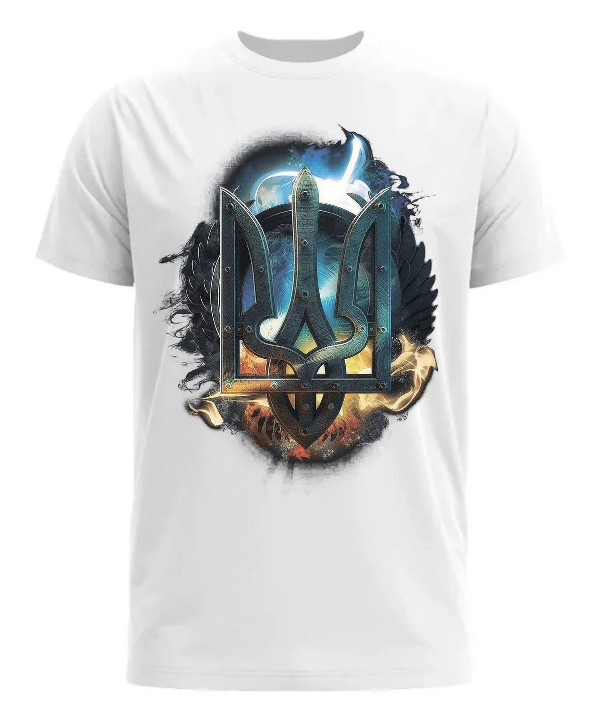 Ukrainian Trident - 100% Cotton, Stylish Design, Support Ukraine Unisex