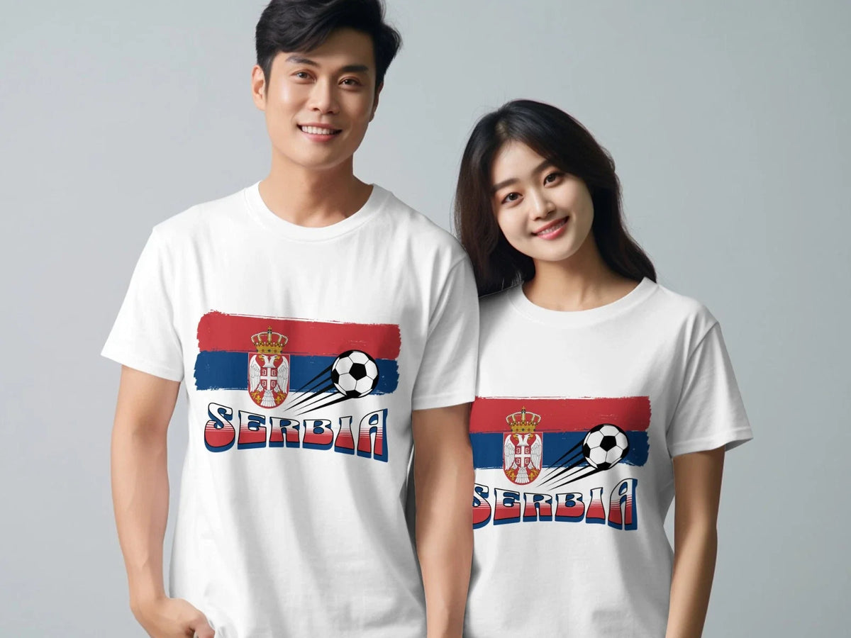 Serbia Football European Tournament Unisex Soccer TShirt Euros 2024 Unisex