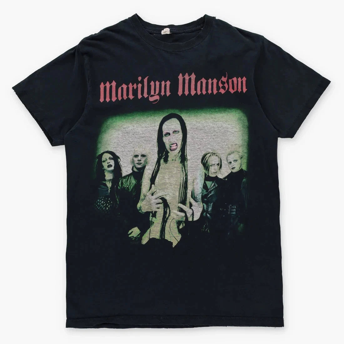 Vintage Marilyn Manson 2013 Distressed Band Promo Merch T-Shirt (M)