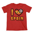 Adult or Kids I LOVE SPAIN Football TShirt 2026 Spanish World Cup 2026 Kit Tee Unisex