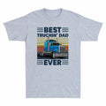 Ever Men's Funny Day Cotton Dad Gifts Best T-Shirt Father's Trucker Truckin' Tee