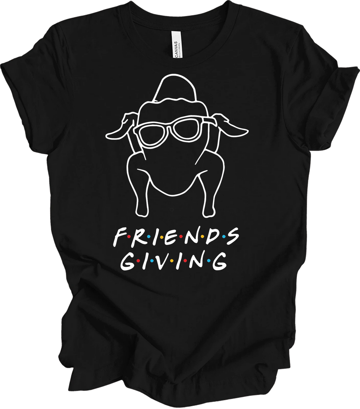 Funny Friendsgiving Turkey T-Shirt for Friends Fans