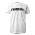 #THATSNOTME Print Skepta White Black Logo Novelty Unisex