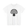 Tartan Mushroom Shirt Mushroom Look Gift Women Eye-Catching Tee Fungus T-Shirt