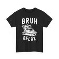 Bruh Relax Capybara Shirt Funny Humorous Sunglasses Vacation Novelty Graphic Tee