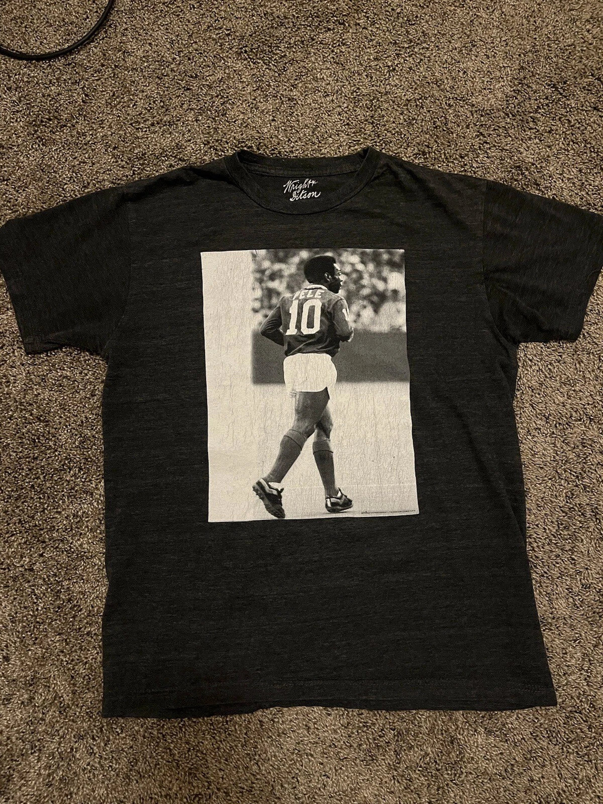 RARE - Wright & Ditson - PELE - Gray T Shirt - Medium Unisex