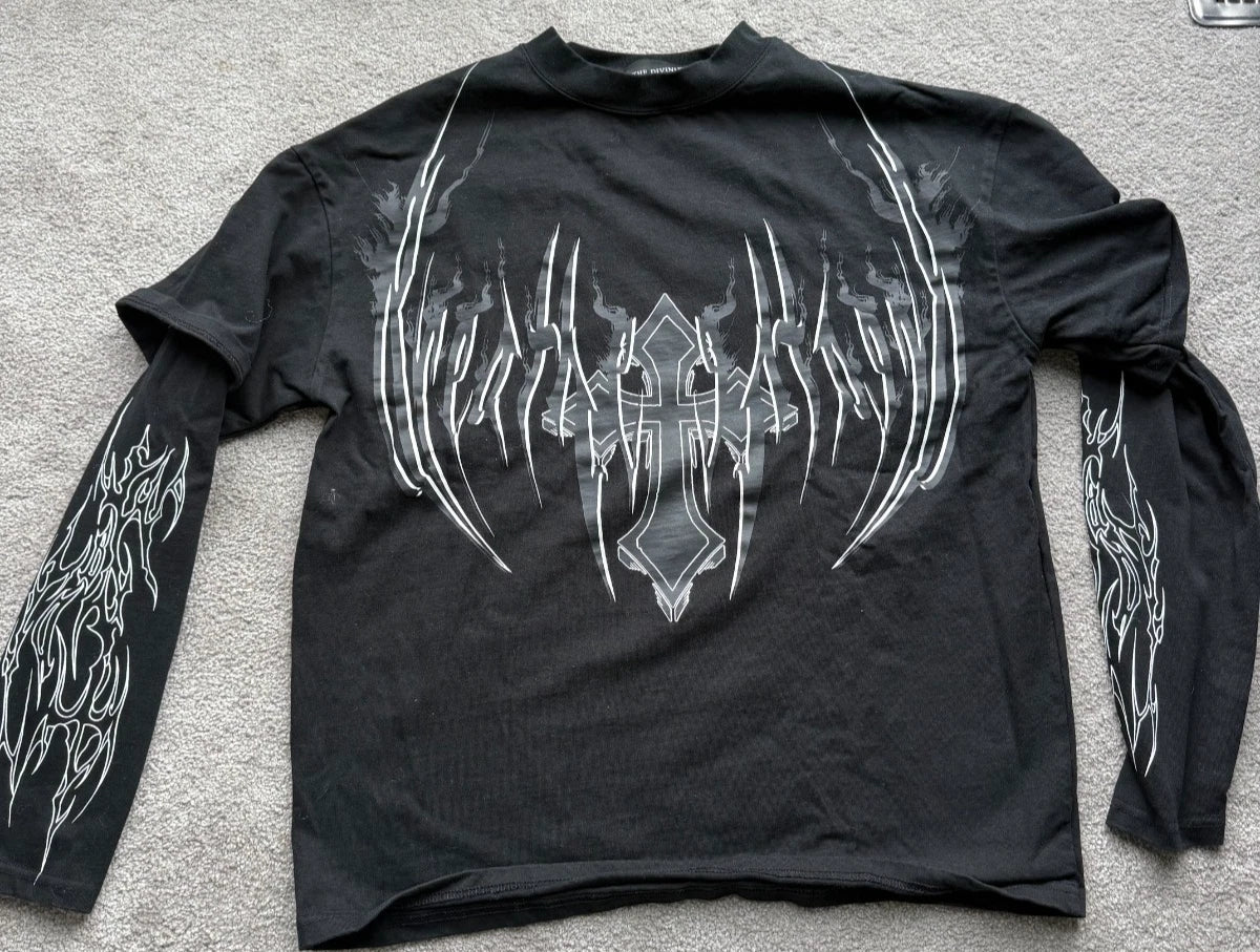 Breathe Divinity Heavenly Long Sleeve T Shirt Mens Size Medium RARE