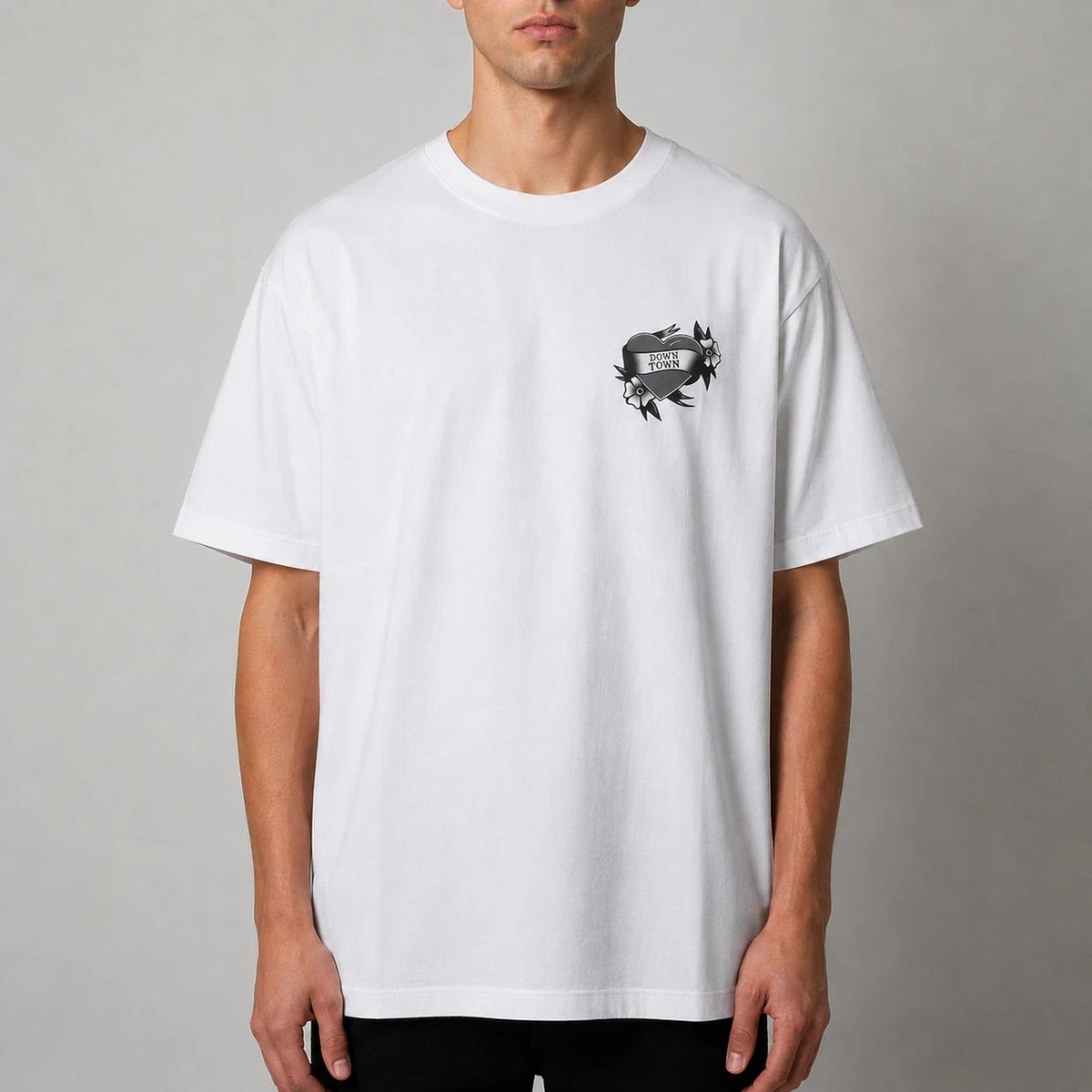 OVO White Downtown Heart Exclusive Tee Shirt - 2XL - New Unisex