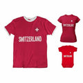 Adult or Kids SWITZERLAND Country Badge Football TShirt 2026 World Cup Unisex