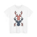 Buck Antlers Shirt 4th Of July Game Hunting Gift Women Retro Tee Deer Antlers