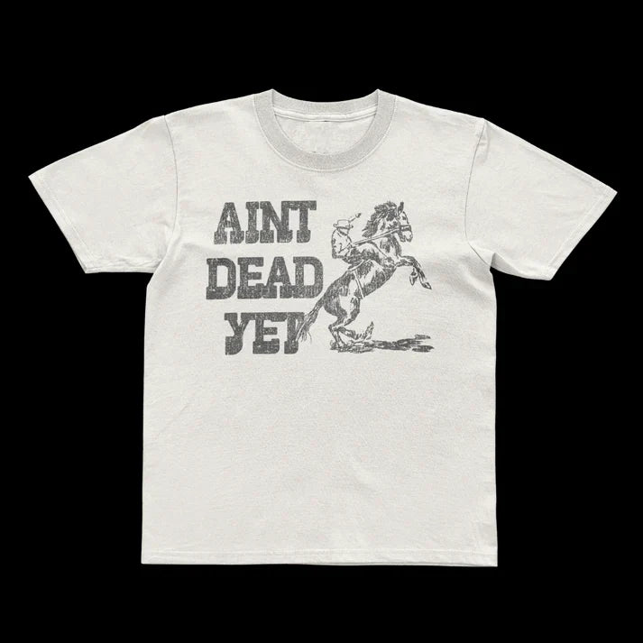 Sam Barber Ain't Dead Graphic Yet Multicolor Short Sleeves Unisex T Shirt Unisex