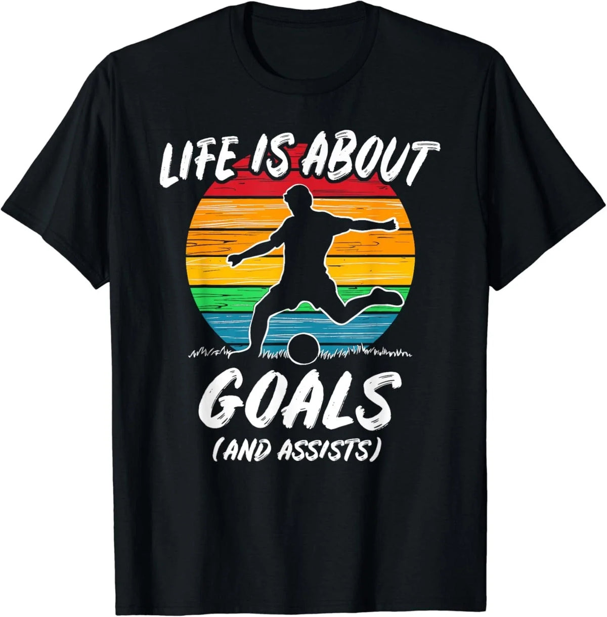 Funny Soccer Life is about Goals Gift: Mens & Womens Gift Unisex Unisex