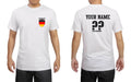 Personalise Germany Football Soccer Fans Sports Costume Flag Top Unisex