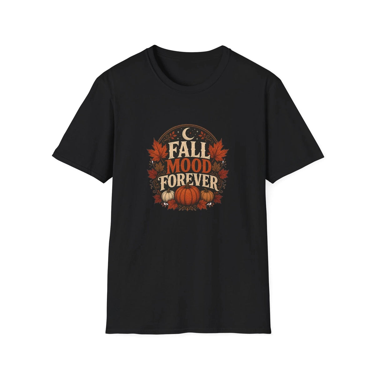 Fall Mood Forever Shirt, Vintage Autumn Pumpkin Tee Gift for Her