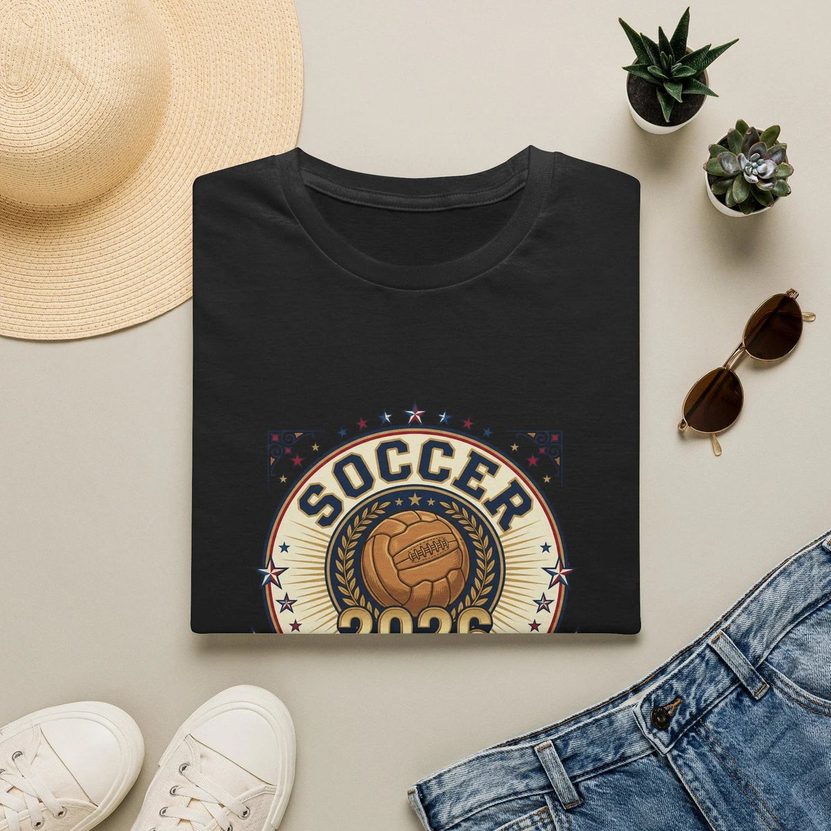 Soccer 2026 Championship | Vintage Soccer Ball Design Unisex