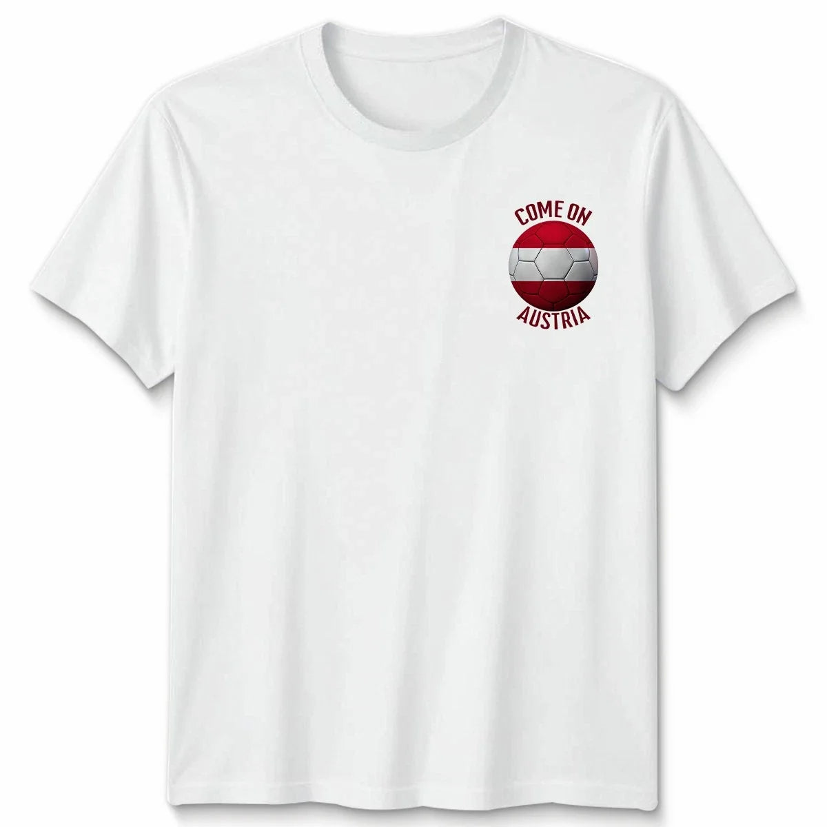 Come On Austria Football Unisex Kids Country Pride Soccer Tee #WC Unisex