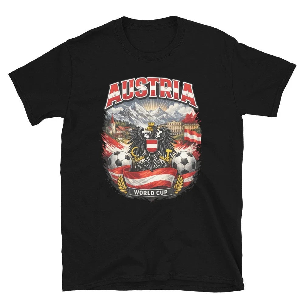 Austria World Cup Football Fan – Red & White Supporter Edition Unisex Unisex