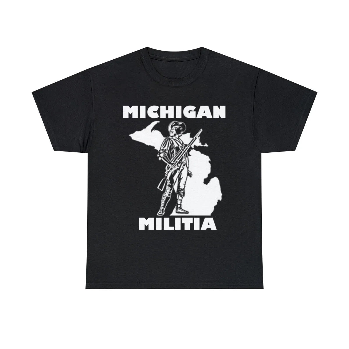 Michigan Militia White Men's Short Sleeve T Shirt Unisex