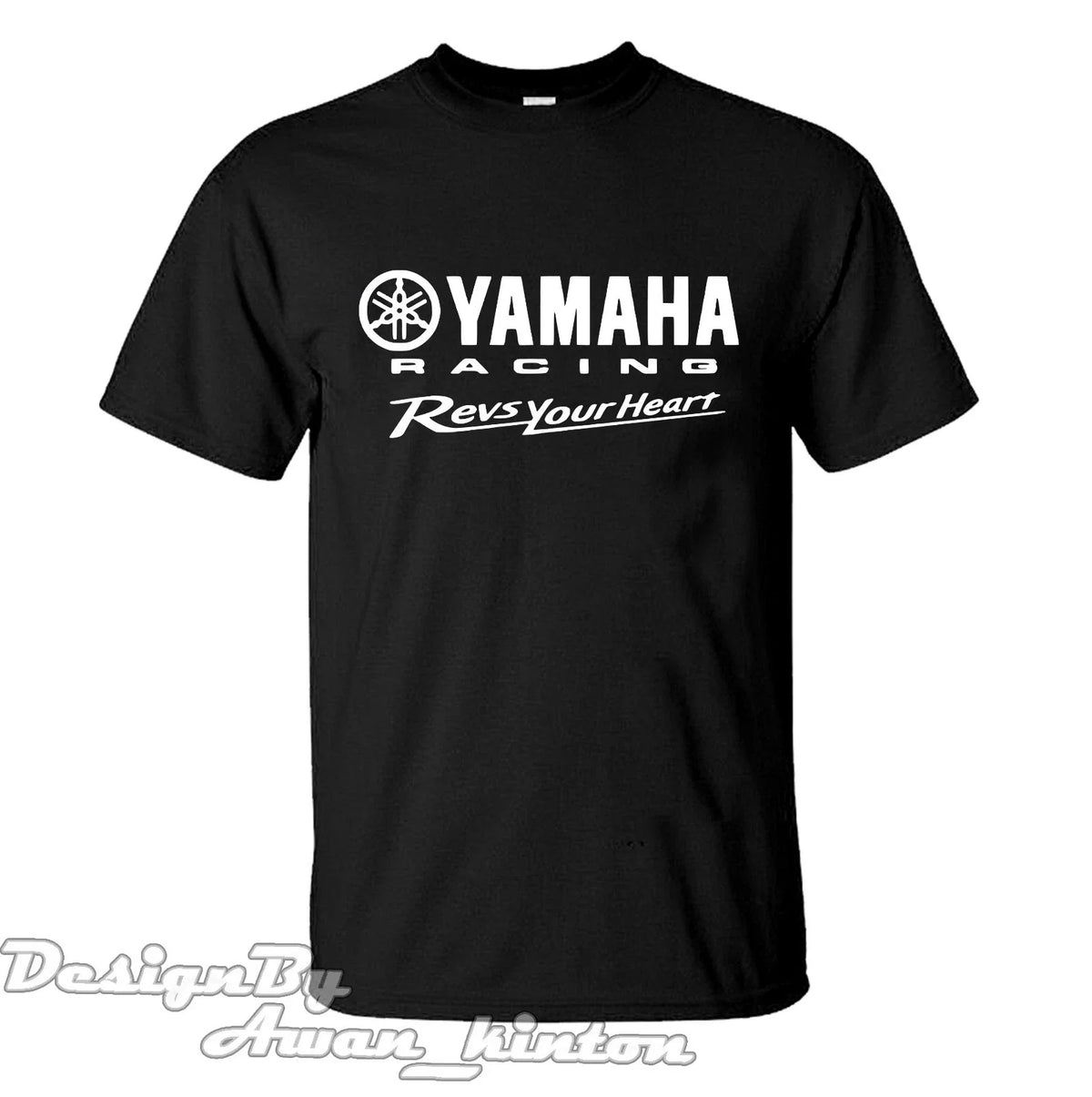 Clothing New TSHIRT Yamaha FUnny Logo Shirt Short Sleeve Made USa Unisex