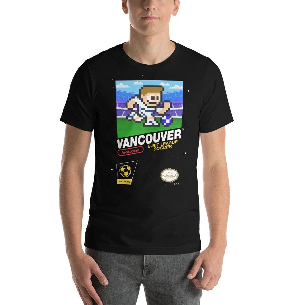 Vancouver Whitecaps FC 8-bit Retro NES League Soccer Football Club Unisex