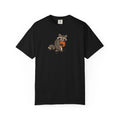 Raccoon Holding Pumpkin T-Shirt | Cute Fall Halloween Tee