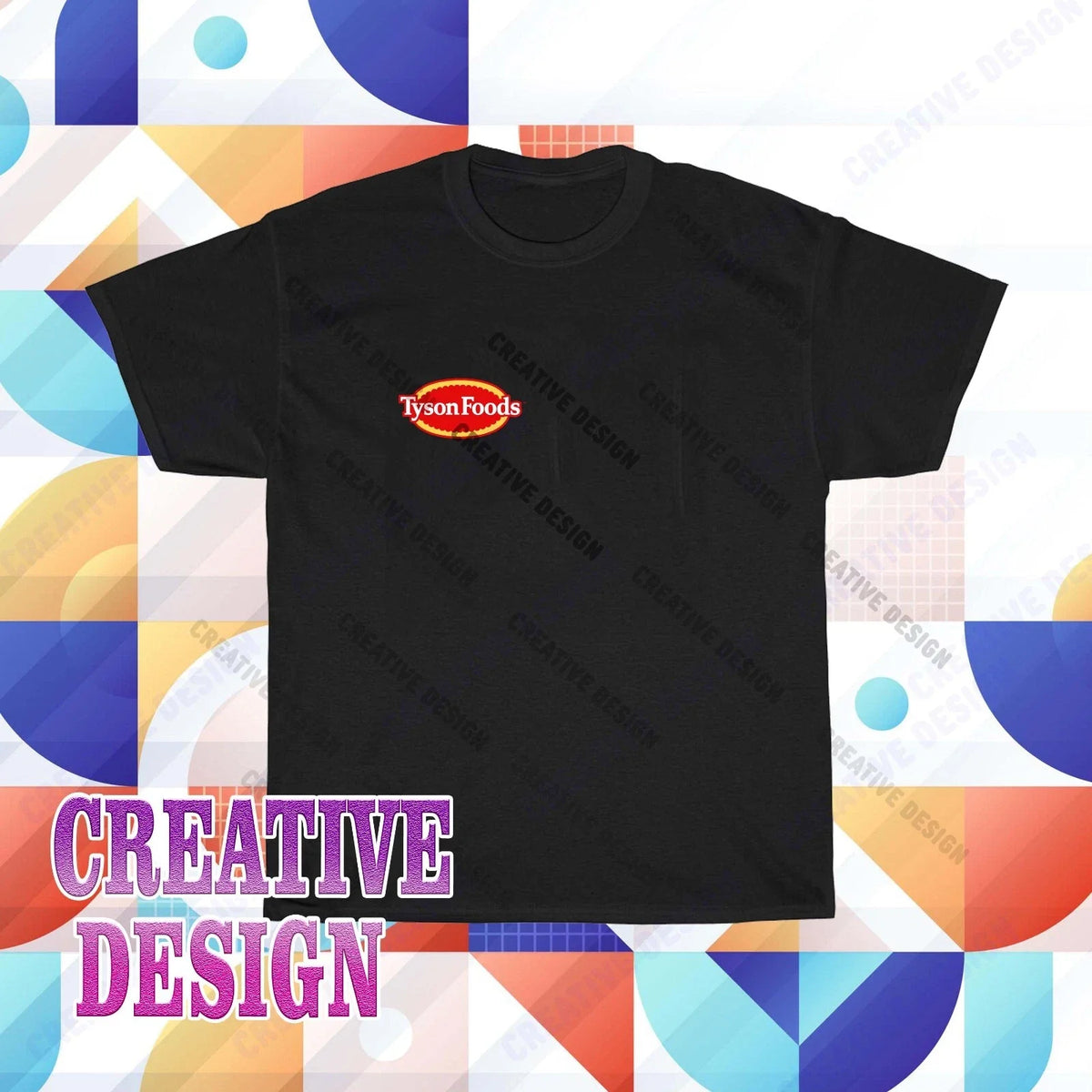 Tyson Foods Logo T- Shirt Funny Size S to 5XL Unisex
