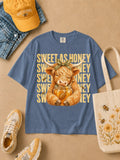 Highland Cow Shirt, Honey Bee Shirt, Comfort Colors Tee, Farmhouse Shirt