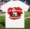 Danmark Football , Danish Football Fan Tee, Denmark retro football shirt Unisex