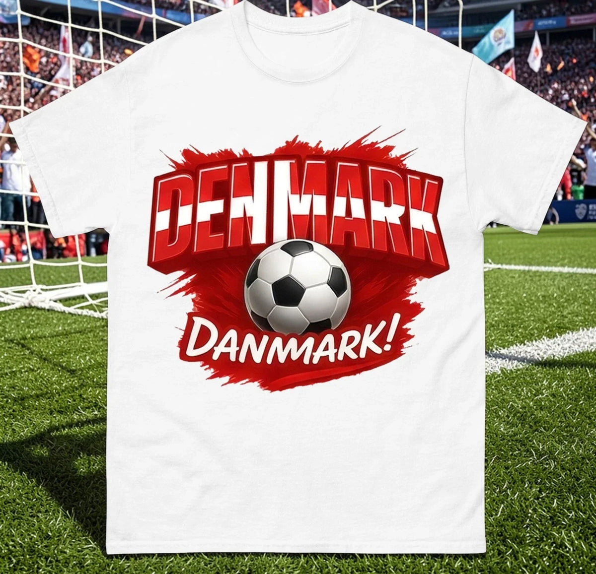 Danmark Football , Danish Football Fan Tee, Denmark retro football shirt Unisex