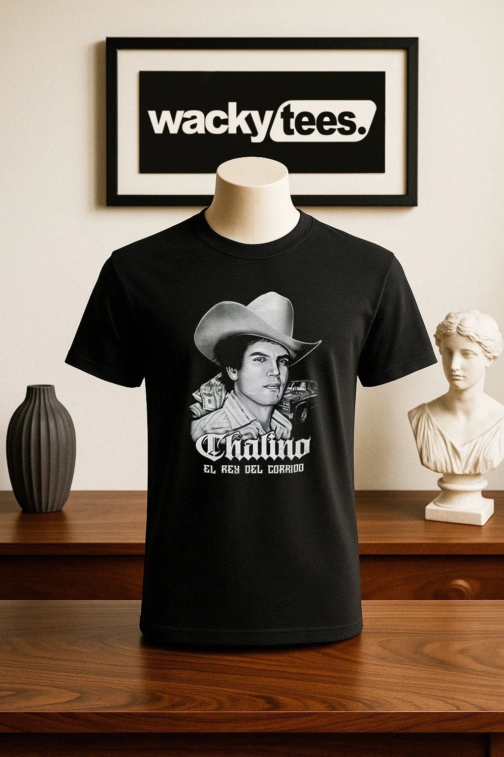Chalino Sanchez El Rey Del Corrido Mexican Ballard Graphic Tee Shirt Unisex
