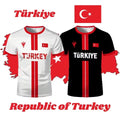 Turkish Football Turkiye Unisex Breathable World Cup 2026 Unisex