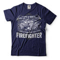 Firefighter T-shirt American Firefighter US Fire Fighter Tee Shirt