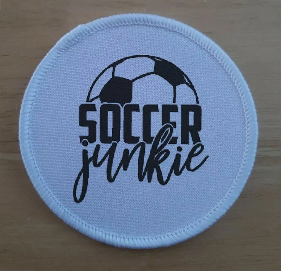 Soccer Junkie Patches Badges Unisex