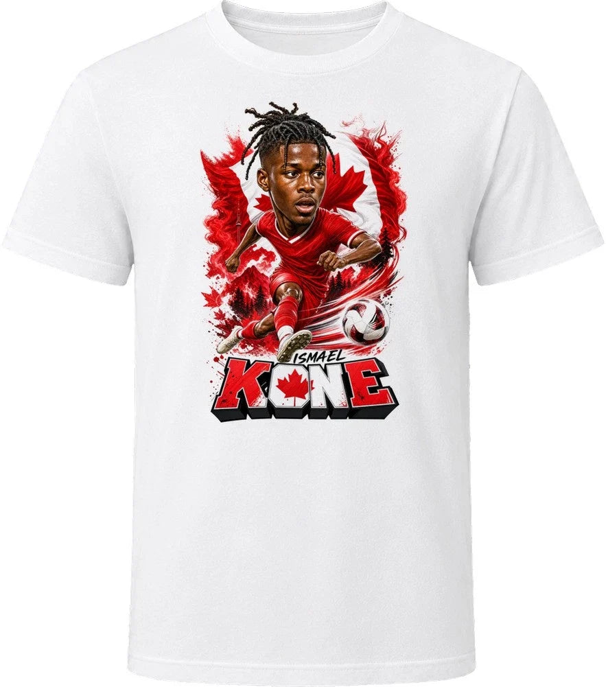 Ismael Kone Canada Soccer Caricature 2026 World Cup T Shirt Unisex