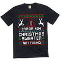 Christmas funny Error 404 Sweater not found T-shirt ugly sweater style Tee