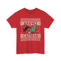Meowy Catmas Shirt Black Cat Ugly Christmas Sweater Vintage Distressed Retro Top