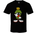 Marvin The Martian Middle Finger Flipping The Bird Looney Toons Worn Look T Shir
