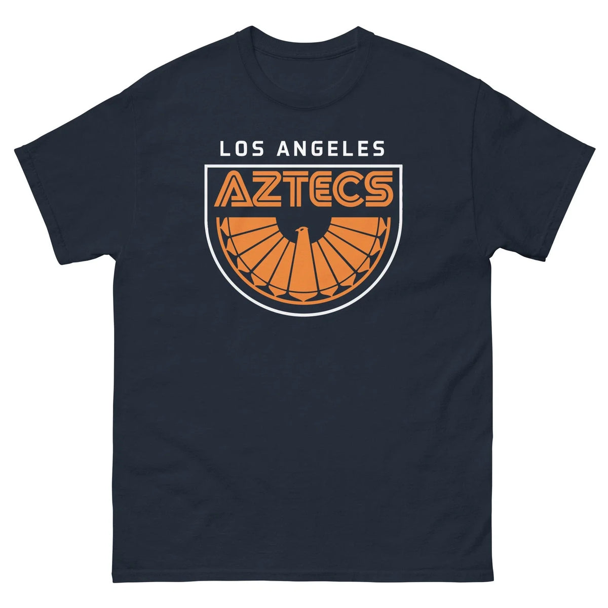 Los Angeles LA Aztecs Soccer Navy Graphic T shirt classic tee Unisex