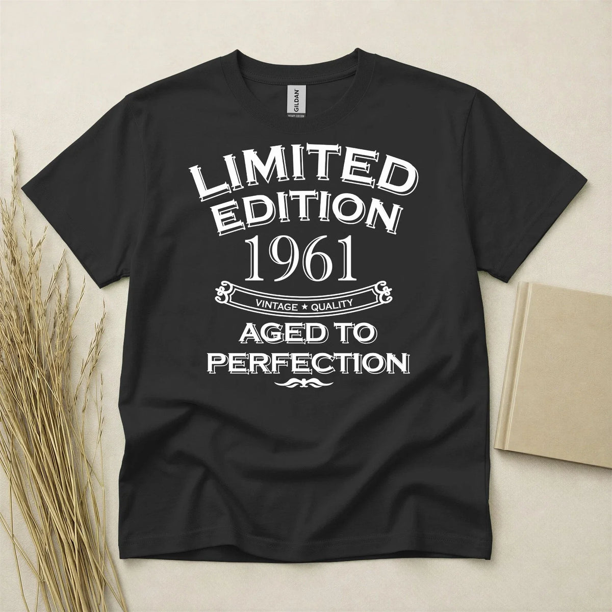 65th Birthday TShirt Born In 1961 65 Years Old Gifts Aged To Perfection Unisex
