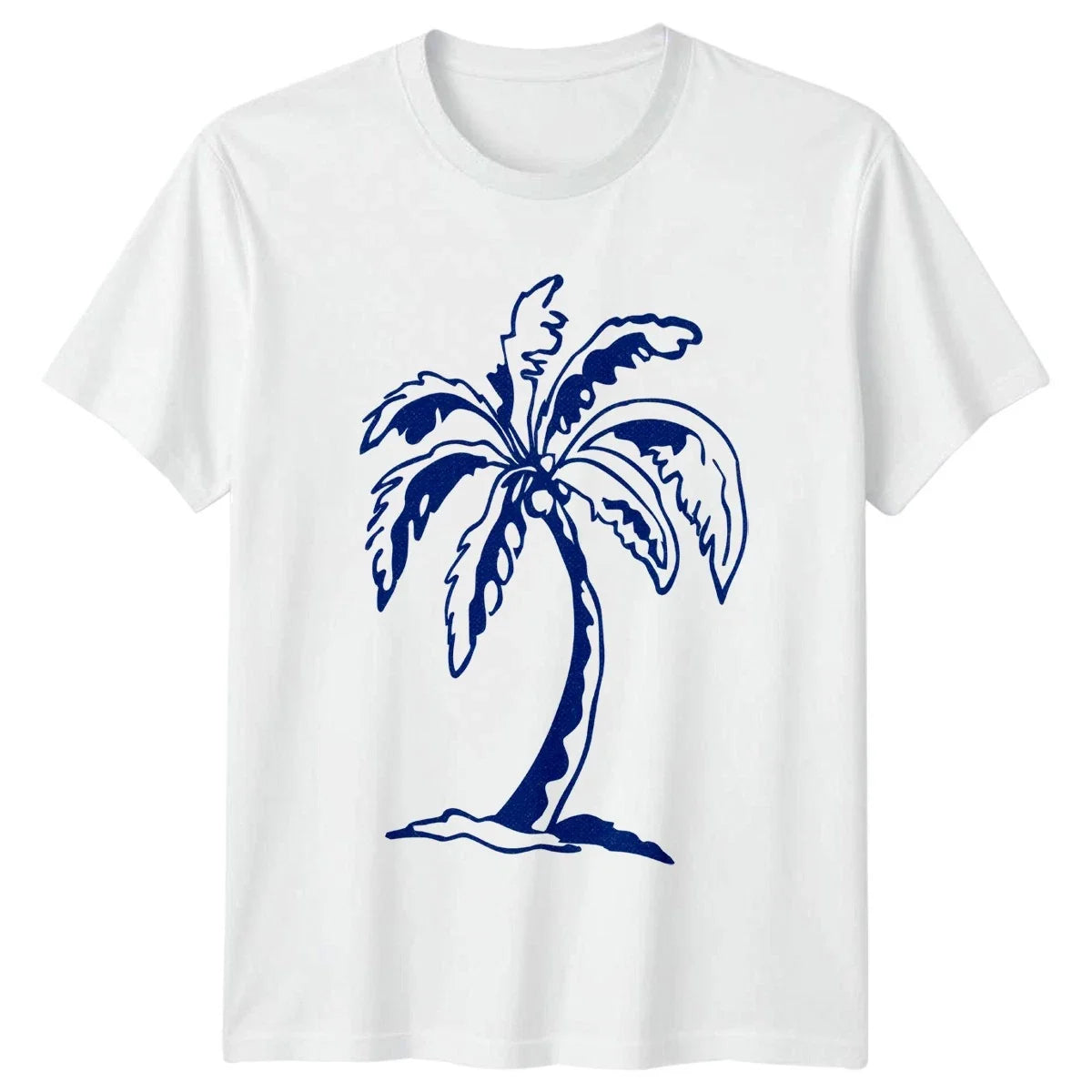 Palm Tree Tropical Tree Mens Womens Graphic Tee Unisex Beach Vacation Unisex