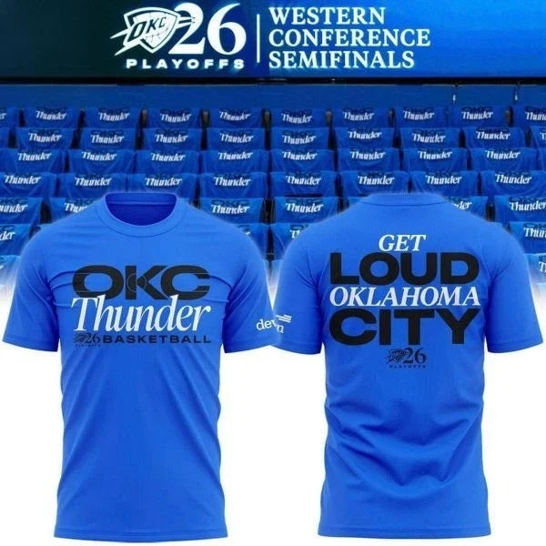 OKC Thunder 2026 Playoffs Round 2 For City For Team For The Game Unisex
