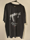 Men's 3XL Muerte Hustle Daily Angel Money Never Sleeps Graphic Black Unisex