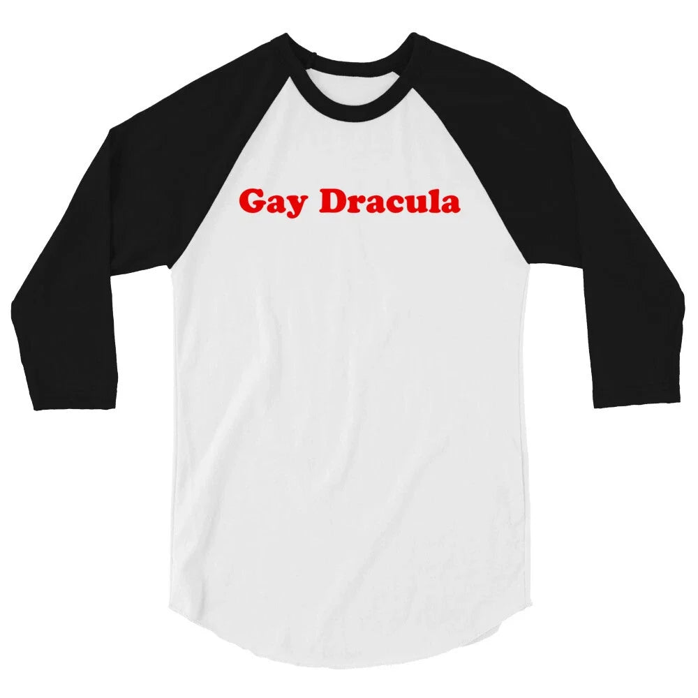 GAY DRACULA JRE Mark Normand 3/4 sleeve raglan shirt Unisex